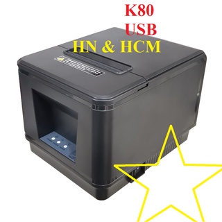 Máy in hóa đơn khổ K80 H200U  + 1 cuộn giấy in bill