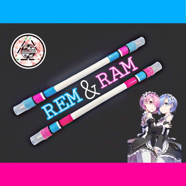 Bút quay REM X RAM MOD - Double Cap MOD