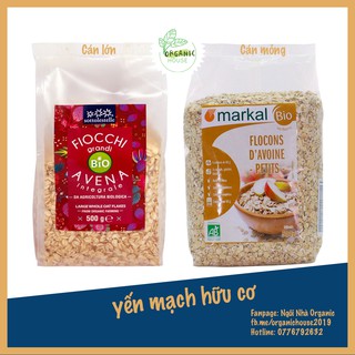 500g Yến mạch hữu cơ cán mỏng/cán lớn Small/Big Oatmeal