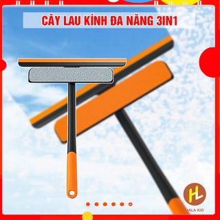 Cây lau kính đa năng 3in1 đầu lau thế hệ mới