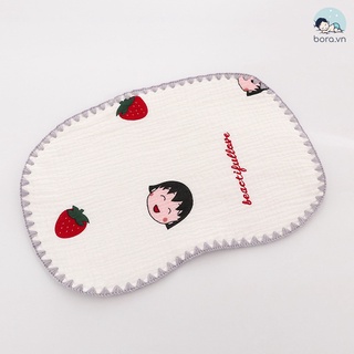 Gối xô sơ sinh cotton 10 lớp mềm mại, thoáng khí cho bé