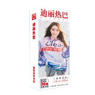 Bookmark Địch Lệ Nhiệt Ba hộp ảnh tập ảnh đánh dấu sách kẹp sách 36 tấm