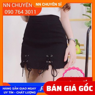 QUẦN VÁY KAKI NGẮN CỰC XINH KN93 ⚡100% ẢNH THẬT⚡ QUẦN VÁY ĐAN-XỎ DÂY