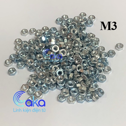 Tán M3, Đai ốc M3 (100pcs)
