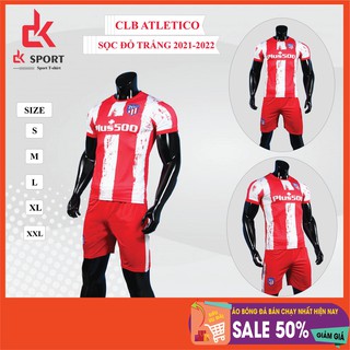 Bộ quần/áo thể thao, Bộ áo bóng đá Atletico Madrid 2021 - 2022 sẵn kho, giá tốt chất vải mềm mát mịn, thấm hút mồ hôi.