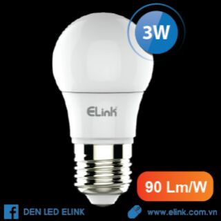 Bóng Đèn Elink LED Búp 3W EBB-A3T/EBB-A3V