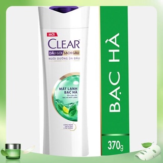 Dầu Gội Sạch Gàu Clear Mát Lạnh Bạc Hà 370g