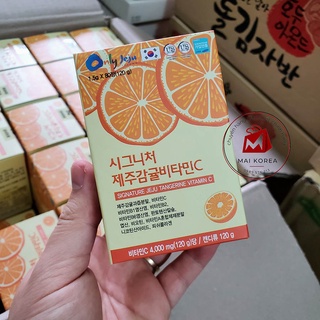Viên ngậm Vitamin C Jeju cao cấp Hàn Quốc mẫu mới