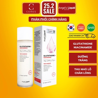 Nước Hoa Hồng Angels Liquid - Toner Nước Thần Glutathione Plus Niacinamide 700V Essence Dưỡng Da Trắng Mịn 150ml