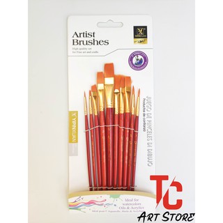 [TC Art Store] Cọ Bộ 606 Artist Brush, Bộ Cọ Keepsmilling Artists Brushes 10 Cây