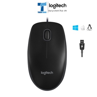 [Mã BMBAU50 giảm 50K đơn 150K] Chuột Máy Tính Có Dây Logitech B100