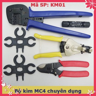 Bộ kìm MC4 chuyên nghiệp bộ dụng cụ bấm cos MC4 chuyện dụng cho điện năng lượng mặt trời