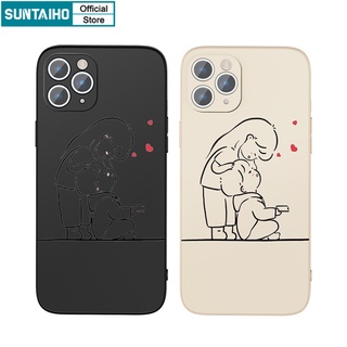 Ốp lưng iphone Ốp điện thoại Suntaiho silicon mềm in hình thích hợp cho iPhone 13 12 11 Mini Pro X XR XS Max 7/8 Plus