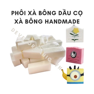 Phôi xà phòng glycerin handmade bánh lên khuôn chuẩn, có hướng dẫn cách làm.