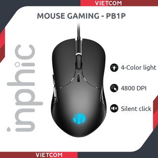 Chuột máy tính có dây inphic - Chuột Gaming inphic - Thương hiệu inphic - Model PB1P