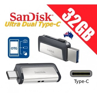USB OTG Sandisk Ultra Dual Type-C 3.1 32GB 150MB/S (Bạc)