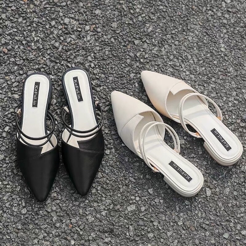 Sandal nữ chất da mềm 3 in 1 đi được 3 kiểu siêu xinh