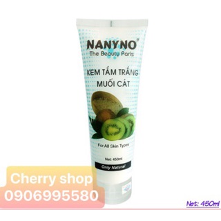 Kem tắm trắng muối cát Nanyno 450ml