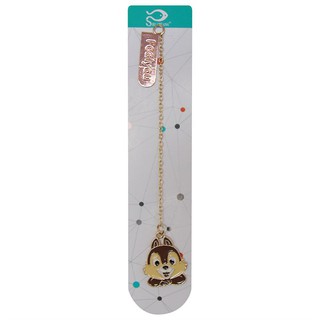 Bookmark Kẹp Sách Kim Loại Phối Charm Hình Sóc Nâu