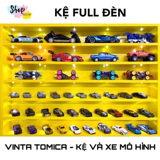 [MUA 2 TẶNG 1 XE] Kệ Full Đèn Trưng Xe Mô Hình Tỉ Lệ 1:32, 1:64