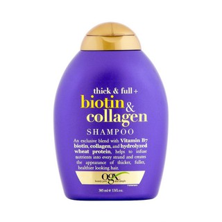 Dầu gội Biotin collagen 385ml Ogx USA