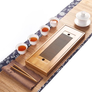 Khay trà bằng tre tự nhiên 100%