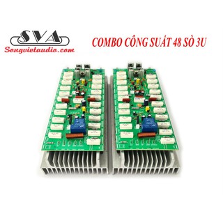[Mã ELHACE giảm 4% đơn 300K] COMBO CÔNG SUẤT 48 SÒ 3U 2 KÊNH, NHÔM, SÒ TT - (RÁP)