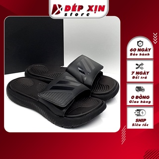 Dép ADIDAS ALPHABOUNCE Thái Lan Cao Cấp Siêu bền nhẹ chống trơn (Full Sọc Đen)