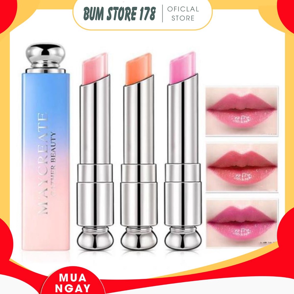 Son Dưỡng Môi Maycreate Vỏ Hồng