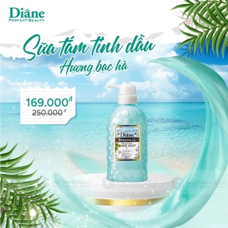 Sữa tắm  Moist Diane Botanical Refresh &amp; Moist (hương bạc hà) - 500ml