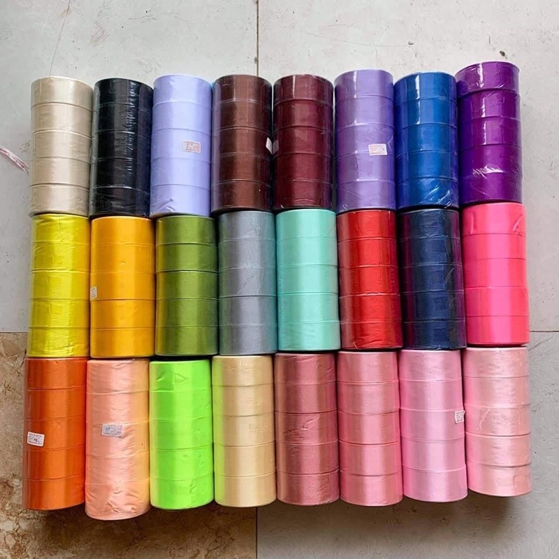 Cuộn Ruy Băng Lụa 4cm 22m ( Có Sỉ )