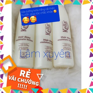 Sữa / Xịt nước dưỡng trắng làm mềm tóc Kella 250ml  FREESHIP  nuôi dưỡng tóc khỏe , phục hồi tóc yếu,khô  xơ ,chẻ ngọn