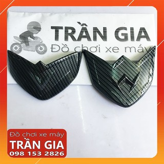 Ốp mỏ dè xe winner X cacbon trước sau