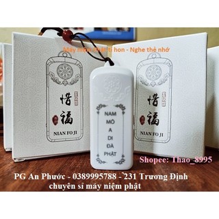 Máy Niệm Phật Tí Hon - Máy Niệm Phật Mini đeo cổ 10 điệu Niệm Phật Tiếng Việt có khe cắm thẻ nhớ