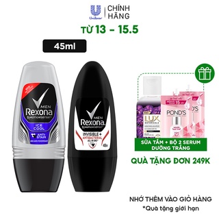 Lăn khử mùi Rexona Men 48h khô thoáng kháng khuẩn dành cho nam, 45ml