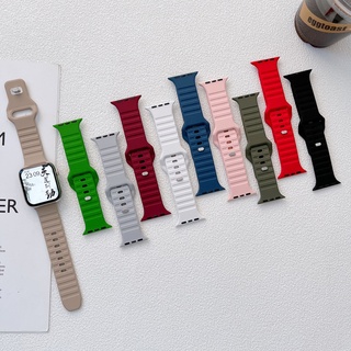 Dây Đeo Silicone 2022 Cho Đồng Hồ Apple watch 44mm 45mm 42mm iWatch 40mm 38mm 41mm 7 3 5 6 se