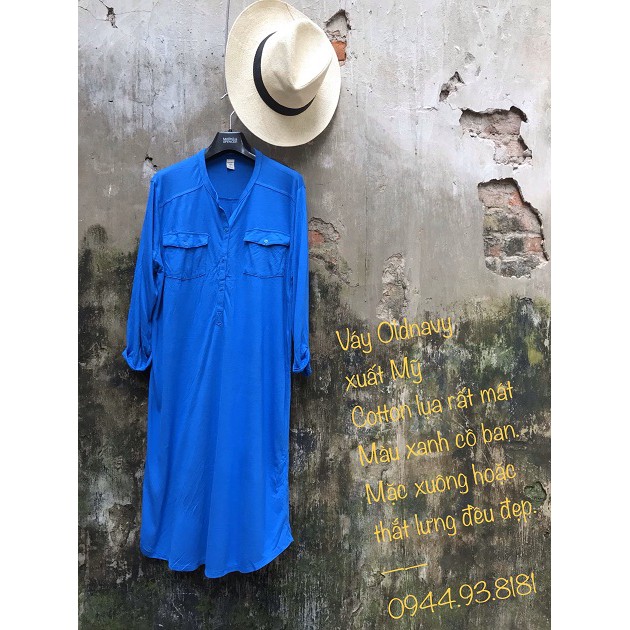 [Mã SKAMLTSM9 giảm 10% đơn 99K] Sơ mi váy cotton lụa