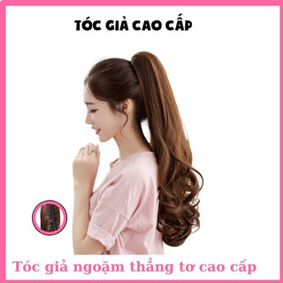 Tóc giả ngoặm xoăn đuôi n40