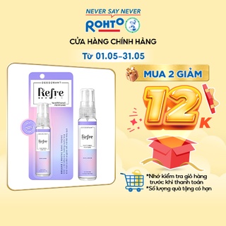 [Mã FMCGMALL -8% đơn 250K] Xịt khử mùi dưỡng trắng hương nước hoa Refre 30ml/chai
