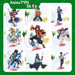 Tượng Mica Standee anime/manga Fairy Tail (Hội đuôi tiên) Nhựa Cứng Acrylic In nhiều chi tiết sắc nét