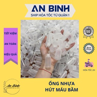 (Q1-HCM) Chai Hút Máu Bầm 10ml - Ống nhựa hút máu bầm CÓ SẴN NẮP (Bịch 100c)