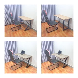Bàn làm việc Chữ U,K,Z, học tập, Gaming, Kt D1200 x R600 x C750, Chân sắt sơn tĩnh điện, Mặt gổ công nghiệp MDF