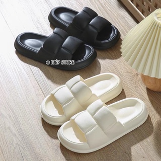 Dép Hình vuông - Dép bánh mì nữ quai ngang cao 3cm cao su chất EVA siêu nhẹ iDÉP - DL191