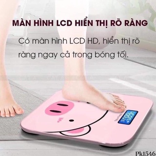 Cân điện tử dùng pin tiểu, Cân sức khoẻ điện tử mini để nhà Hải Triều Sports