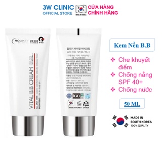 [Mã BMBAU50 giảm 7% đơn 99K] Kem nền trang điểm chống nắng HOLIKEY Hàn Quốc Vital BB Cream SPF /40 PA 50ml