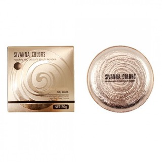 Phấn Phủ Dạng Nén Sivanna Colors Natural And Delicate Beauty Powder 20g
