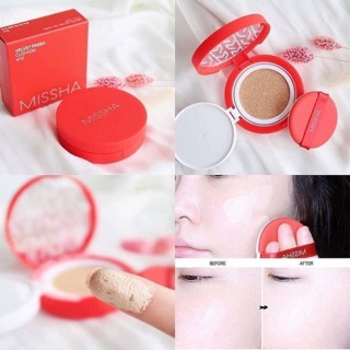 Phấn Nước Mỏng Mịn, Che Phủ Tốt, Lâu Trôi Missha Velvet Finish Cushion SPF50+PA+++