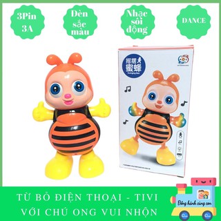 Đồ chơi phát nhạc FREESHIP Chú Ong đáng yêu nhảy vui nhộn cho bé cưng