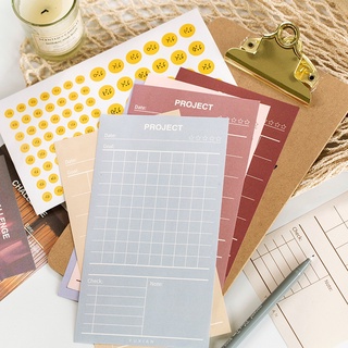 Giấy note ghi chú giấy nền vintage HD58-K75 giúp lên kế hoạch mục tiêu thông minh sáng tạo