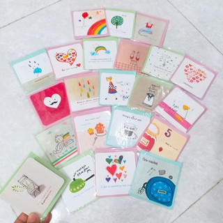 Thiệp xinh xắn ghi lời chúc